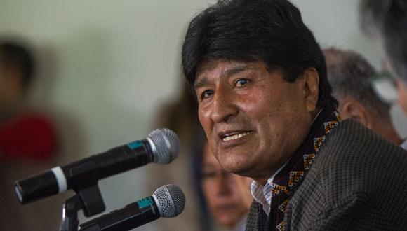 El expresidente de Bolivia, Evo Morales, tiene impedimento de ingreso al Perú desde el pasado 9 de enero. (Foto de CLAUDIO CRUZ / AFP)