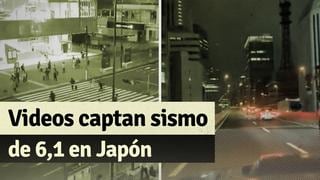 Japón: estos son los videos del sismo de 6,1 grados que sacudió Tokio