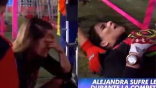 Alejandra Baigorria sufrió lesión en ‘Esto es guerra’: “Me ahogo, me falta el aire”