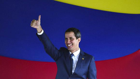 Venezuela: Juan Guaidó es reelegido como presidente del Parlamento en una sesión paralela. (Foto: AFP)