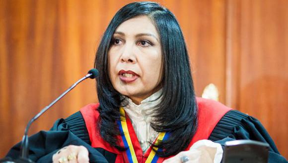 Gladys Gutiérrez, presidenta del TSJ, comunicó la decisión. (EFE)