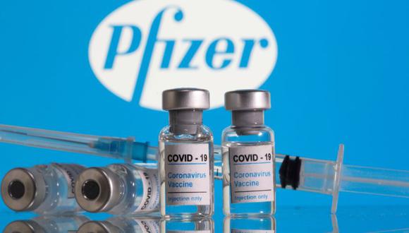 Cajas que transportan dosis de Pfizer garantizan cadena de frío y cuentan con GPS. REUTERS/Dado Ruvic/Illustration/File Photo