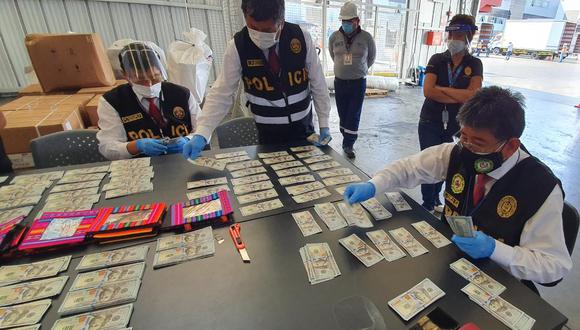 Policía incautó US$250 mil falsos que iban a ser enviados a EE.UU.(GEC)
