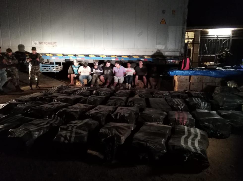 Policía de Sullana incautó tres toneladas de droga cuyo destino final era Europa. (PNP)