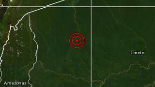 Loreto: sismo de magnitud 4,8 se reportó en Alto Amazonas 
