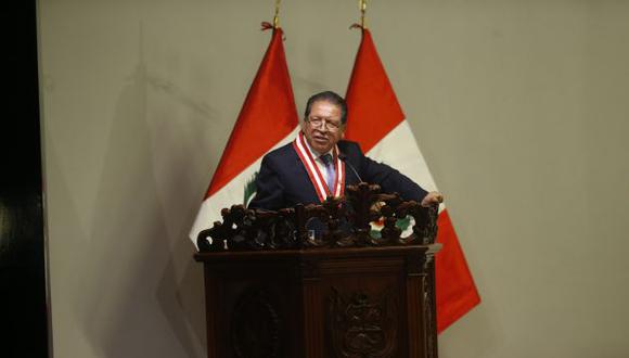 El ex fiscal de la Nación Pablo Sánchez marcha la cancha sobre la continuidad de Pedro Chávarry. (Perú21)