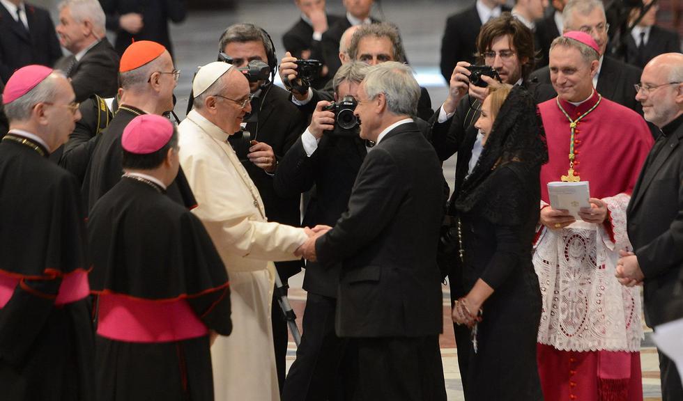El Papa Francisco se reunirá con el presidente de Chile, Sebastián Piñera, el próximo 13 de octubre, en Roma. (EFE)