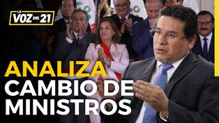 Rubén Vargas sobre nuevos ministros: Crisis no se soluciona con cambio de ministros