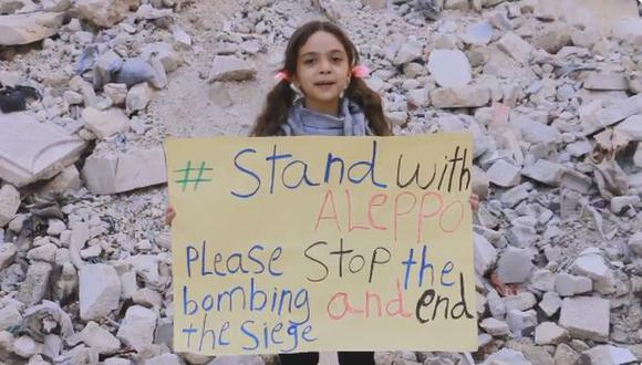 Bana Alabed, la niña siria de 7 años que usa Twitter para denunciar el horror de la guerra. (@AlabedBana)
