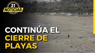 Continúa el cierre del Playas, Ministerio del Interior sobrevuela el litoral