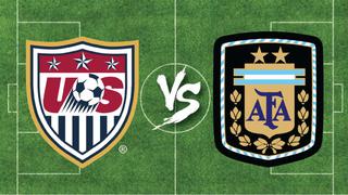 ¿A qué hora juega Argentina vs. Estados Unidos por Copa América y en qué canal?