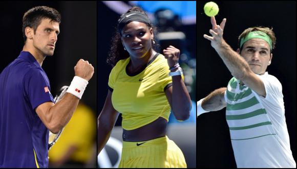 Figuras del tenis pasaron a la tercera ronda de la competición. (AFP/EFE)