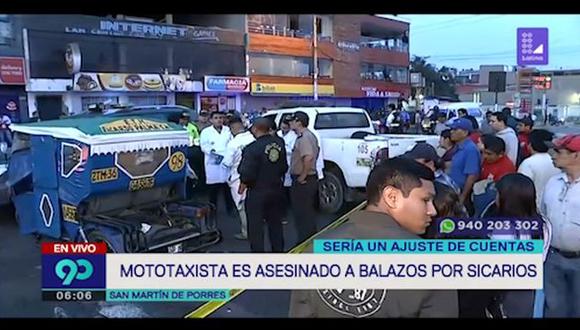 Según el noticiero 90 Matinal, la víctima de 25 años reporta antecedentes policiales. (Captura: Latina)