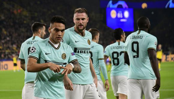 El  Inter de Antonio Conte vive un momento de euforia empujado por el argentino Lautaro Martínez, (Foto: AFP)