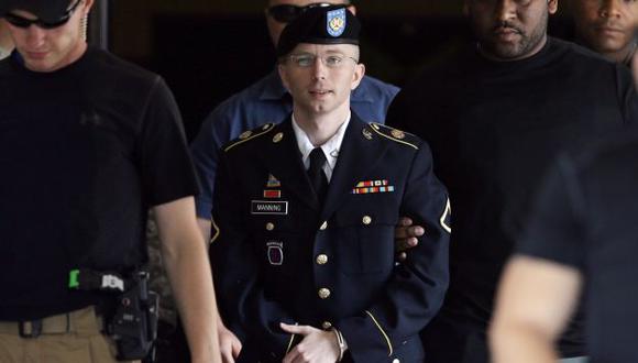 SIN SALIDA. Manning podría pasar toda su vida entre rejas. (AP)