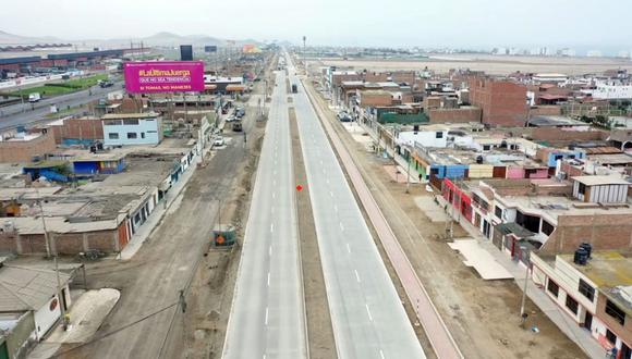 La infraestructura vial, que consta de una pista de concreto, tiene dos carriles en ambos sentidos y recorre los distritos de Lurín, Punta Hermosa, Punta Negra y San Bartolo. (Difusión)