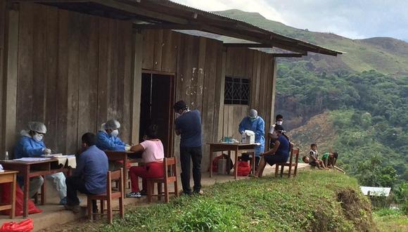 146 dieron positivo al coronavirus en comunidad nativa awuajún (Foto: Gore Cajamarca)