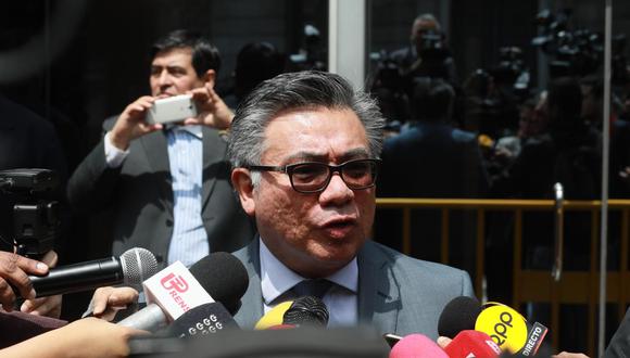 El abogado César Nakazaki asumió la defensa del detenido árbitro James Martín Tirado (Juan Ponce/GEC)