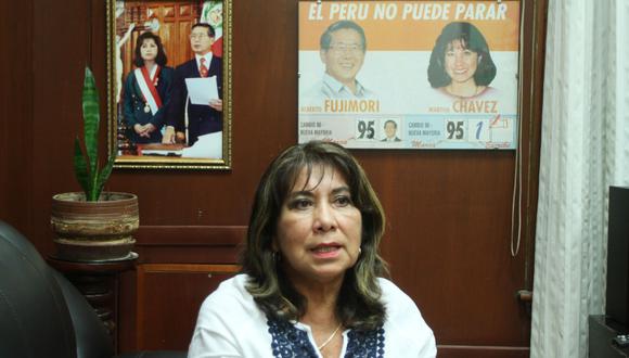 Martha Chávez: “Keiko solo ha sido leal a la promesa que le hizo a un empresario”. (GEC)