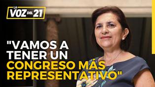 Milagros Campos sobre retorno a la bicameralidad: “Vamos a tener un Congreso más representativo”