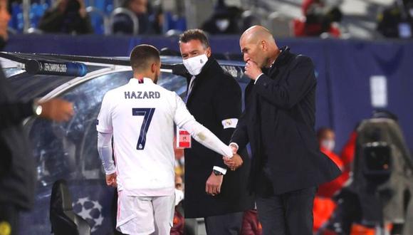 Eden Hazard nuevamente de baja en Real Madrid para Champions (Foto: EFE)