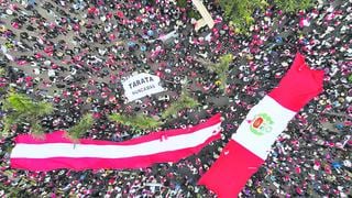 Miles de peruanos protestaron en contra del terrorismo