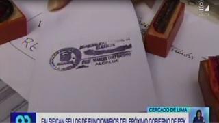 Clausuraron locales que falsificaban sellos de funcionarios del próximo gobierno de PPK [Video]