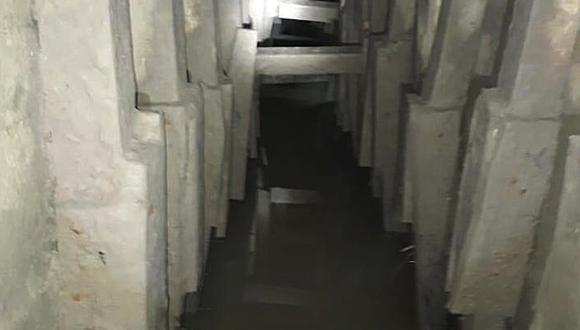 Autoridades de México y Estados Unidos descubrieron un túnel debajo del Río Bravo. (Foto: EFE)