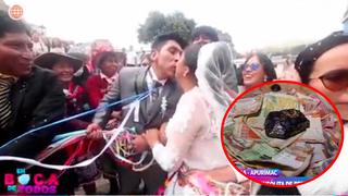 Apurímac: Novios reciben 200 mil soles en efectivo como regalo de boda