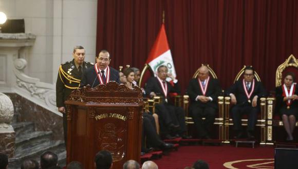 Optimizar justicia. Víctor Ticona explicó objetivos de su presupuesto. (Perú21)