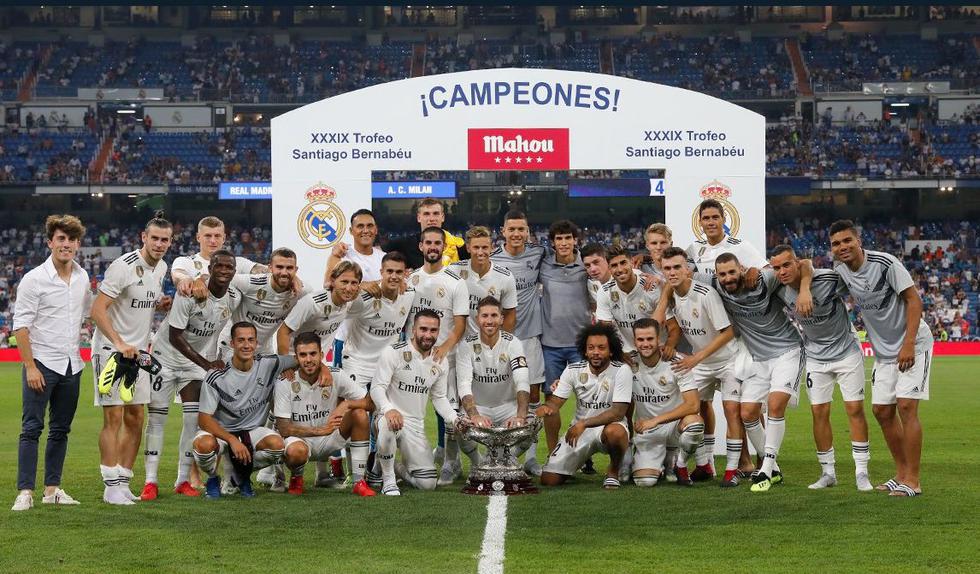 Los blancos se quedaron con el Trofeo Santiago Bernabéu. (Real Madrid)