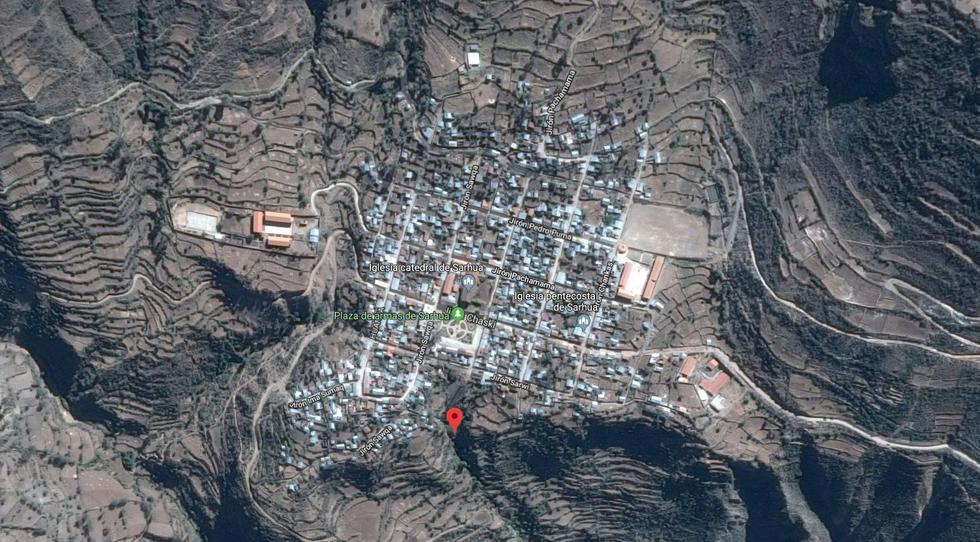 Sarhua es uno de los doce distritos de la provincia de Víctor Fajardo en Ayacucho. (Google Maps)