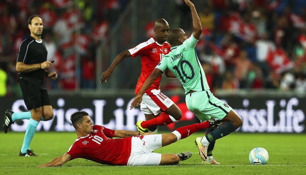 Portugal extrañó a Cristiano Ronaldo y perdió 2-0 ante Suiza. (EFE)