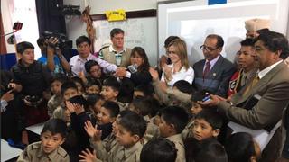Cusco: Reinician clases al 100% y niños le piden a ministra estudiar hasta enero