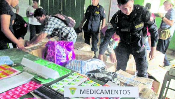 Chiclayo: Mercadería iba a ser distribuida en farmacias informales. (Juan Mendoza)