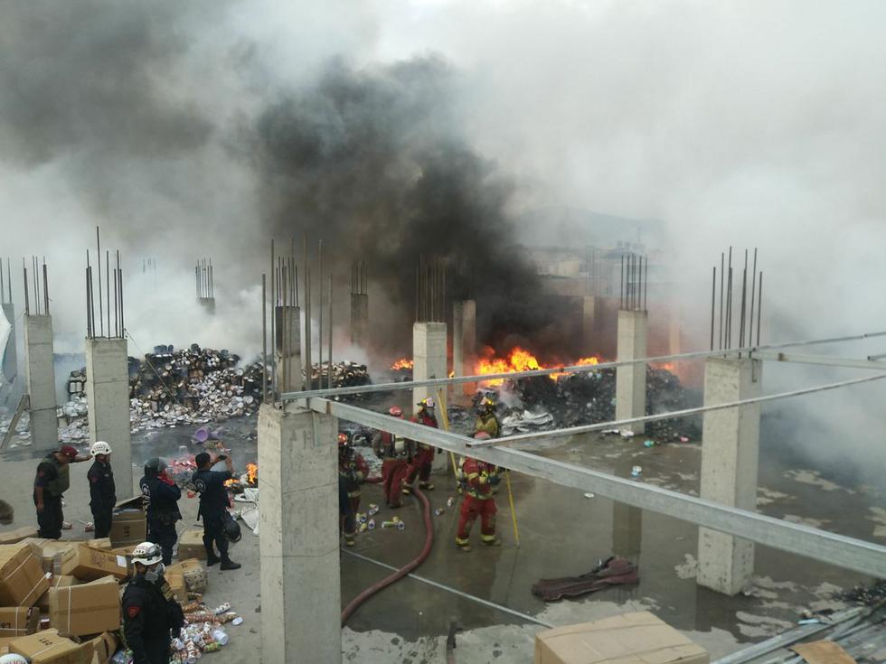 Incendio en el Centro de Lima.