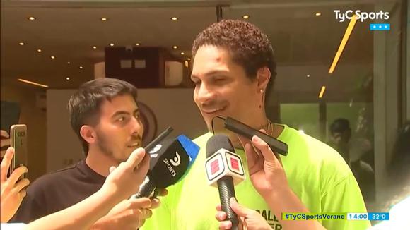 Paolo Guerrero speaks after passing medical tests in Racing (Video TyC Sport)