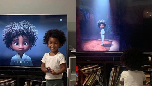 Un niño se robó los corazones de más de uno en las redes sociales al verse reflejado en uno de los personajes de 'Encanto', la reciente película animada de Disney. | Crédito: @katchingupwithkenzo / Instagram