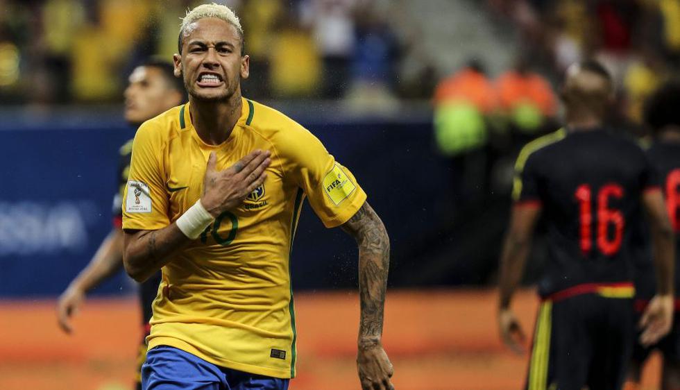 Brasil venció 2-1 a Colombia y se metió entre los líderes de las Eliminatorias Rusia 2018. (EFE)