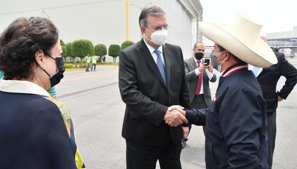 El presidente Castillo se encuentra en una gira que incluye una vista a Estados Unidos. Foto: Relaciones Exteriores de México