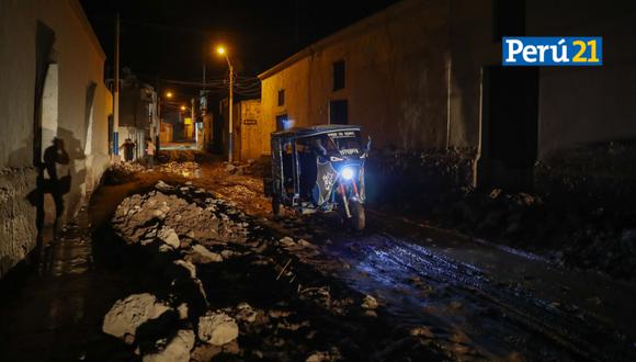 Según INDECI a la fecha hay 1,984 damnificados y 4,320 afectados. Foto: ANDINA/Juan Carlos Guzmán Negrini