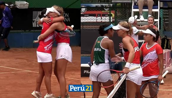 Las tenistas peruanas lograron una victoria en la copa./ Foto: Captura de pantalla de Tenis al Máximo
