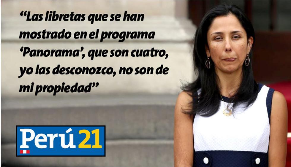 Nadine Heredia aseguró que detrás de la difusión de sus supuestas agendas está el Partido Aprista. (Perú21)