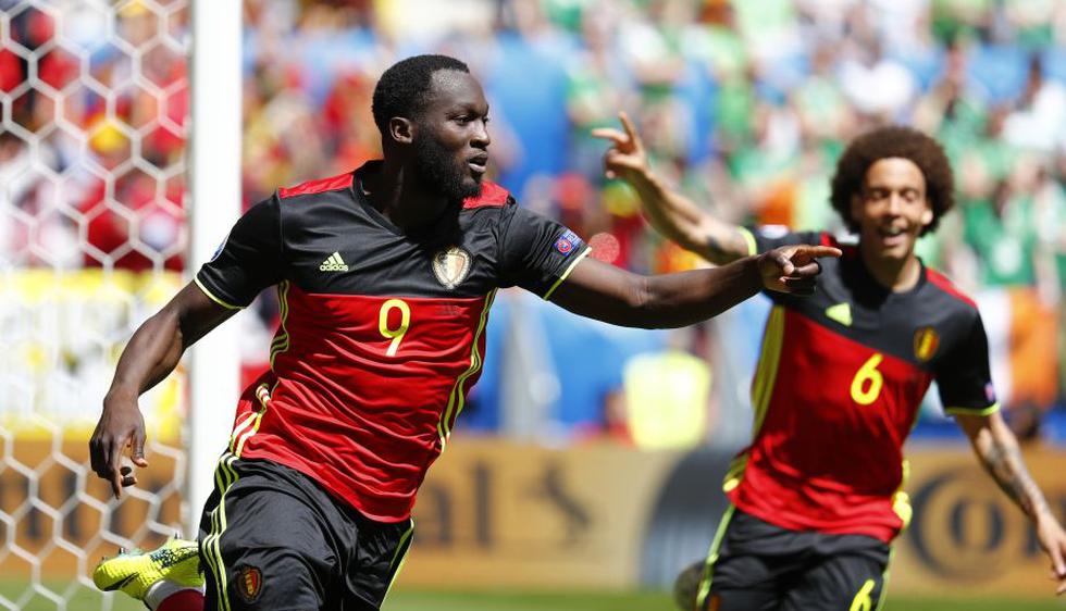 Bélgica goleó 3-0 a Irlanda con 'doblete' de Romelu Lukaku por la Eurocopa 2016. (AFP)