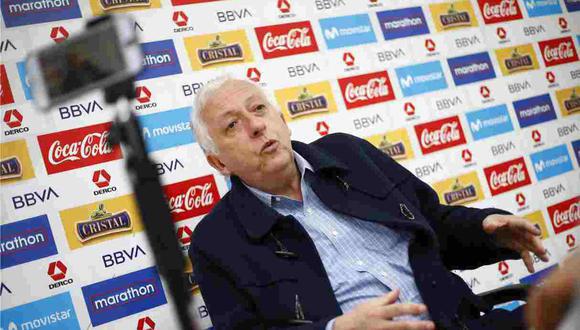 Antonio García Pye habló sobre el incidente tras el trabajo de la selección peruana. (Foto: GEC)