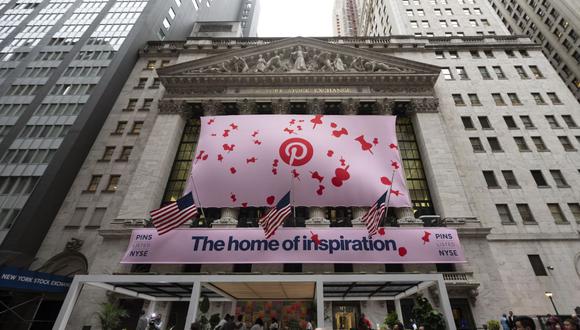 La información impactó en Wall Street, donde el título de Pinterest alcanzó una subida de casi un 6%. (Foto: AFP)