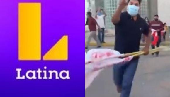 Latina emitió comunicado condenando las "agresiones y los insultos contra los profesionales de prensa". (Foto: Captura de video)