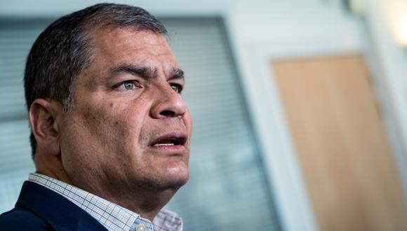 La petición de prisión preventiva contra el expresidente Rafael Correa se produce en medio de las investigación del caso denominado "Sobornos 2012-2016". (Foto: AFP)