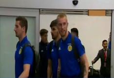 Así fue la llegada de la selección de Escocia a Lima a puertas del amistoso [VIDEO]