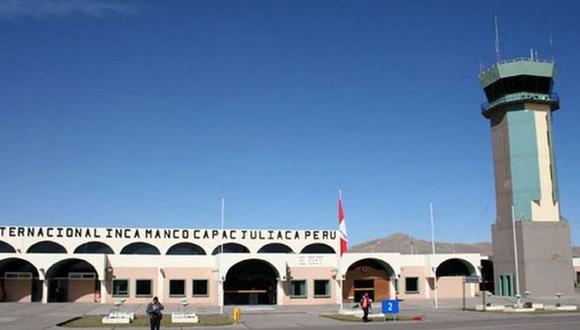 Autoridades del MTC trabajan para la ampliación del aeropuerto de Juliaca. (GEC)